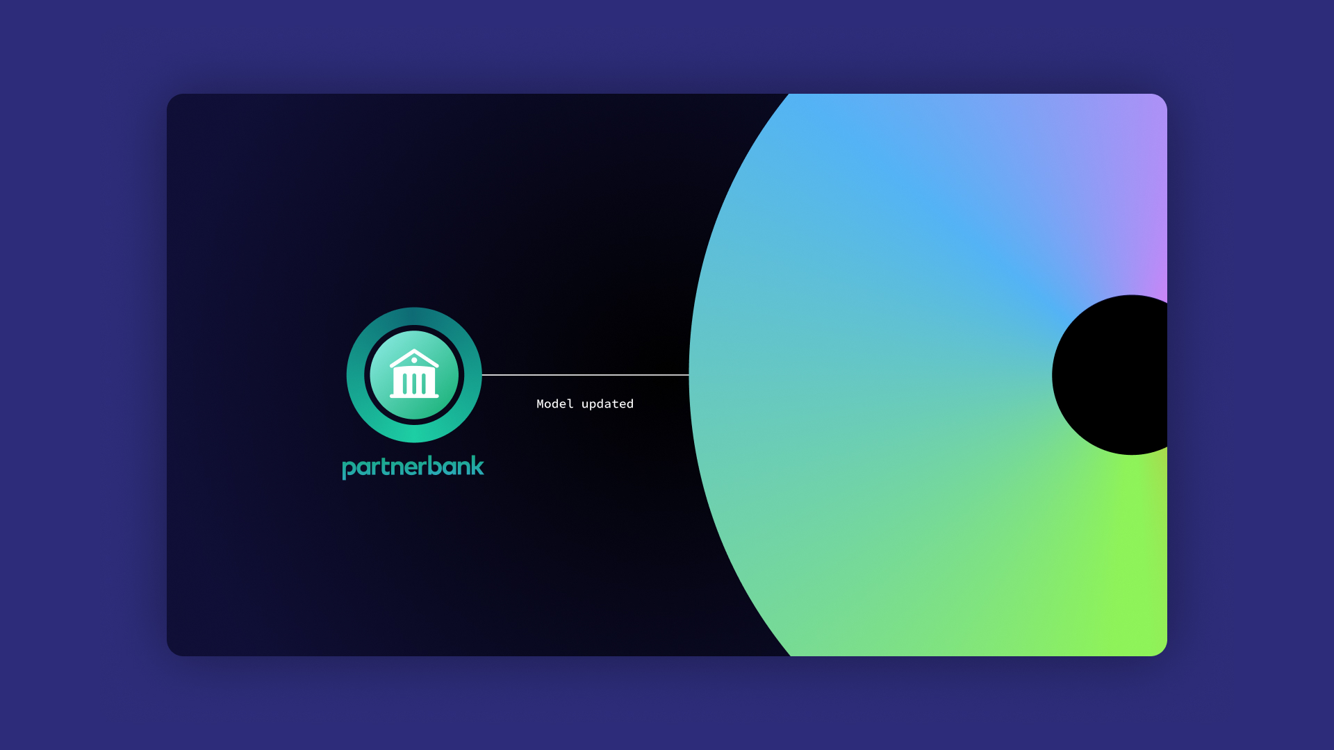Image of a federated learning model concept updating a global model