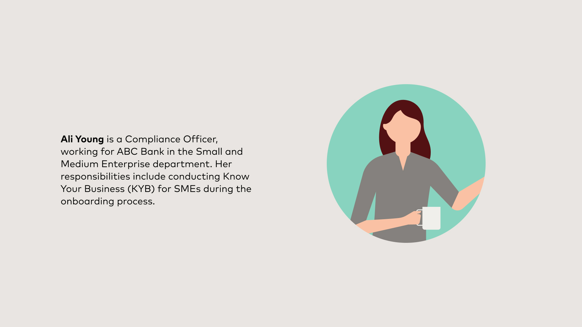 Image of low fidelity KYB software concept