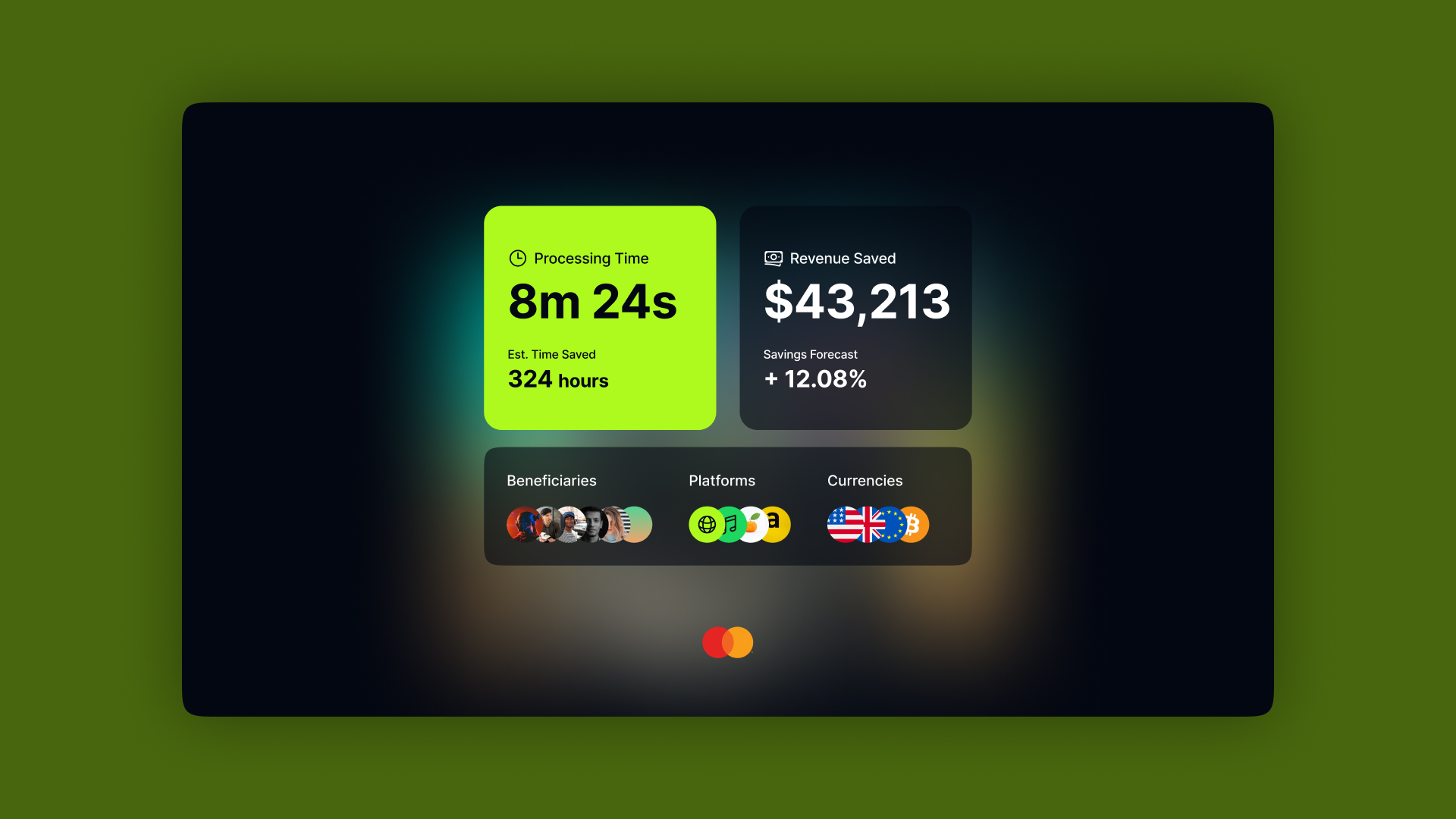 Image of a screen depicting a royalties payment software concept